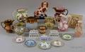 Nineteen Assorted English Decorated Lustre and Staffordshire Table Items