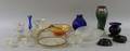 Thirteen Pieces of Miscellaneous Art Glass