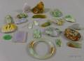 Twentytwo Carved Jade Pendants and Other Items