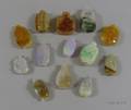Thirteen Carved Jade Snuff Bottles