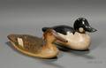 Two Carved and Painted Wooden Duck Decoys