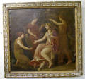 Continental oil on canvas of Venus ca 1800