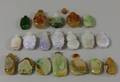 Nineteen Carved Jade Snuff Bottles