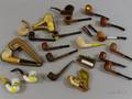 Twentyone Assorted Tobacco Pipes
