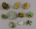 Ten Carved Jade Snuff Bottles