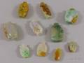 Ten Carved Jade Snuff Bottles