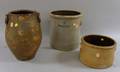 Three Stoneware Crocks