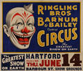 Ringling Bros and Barnum  Bailey Circus Lithograph Poster