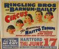 Ringling Bros and Barnum  Bailey Circus The Marvelous Niatto Troupe Lithograph Poster