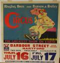 Ringling Bros and Barnum  Bailey Circus Lithograph Poster