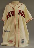 Ted Williams Autographed Mitchell  Ness Cooperstown Collection Boston Red Sox 9 Home Jersey