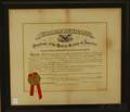 Framed William McKinley Presidential Appointment