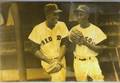 Large Format Photograph of Boston Red Sox Earl Wilson and Pumpsie Green
