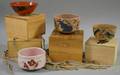 Four Japanese Ceramic Tea Ceremony Bowls