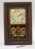 Miniature Mahogany Ogee Shelf Clock by Seth Thomas
