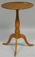 Federal Maple Dishtop Candlestand