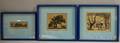 Lot of Three Framed Engravings by Samuel Thal American 19031964 Urban Street View Gnarled Tree and Feeding the Draft Horse Al
