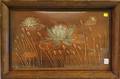 Framed Henry W Longfellow Copper Tray