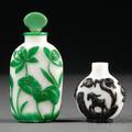 Two Cameo Snuff Bottles