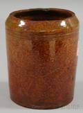 Redware Widemouth Jar