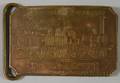 Reproduction Cast Brass Wells Fargo  Company Union Pacific RR Belt Buckle
