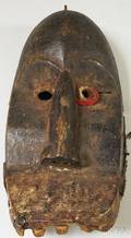 Dan Carved Wood Mask