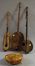 Four African Musical Instruments