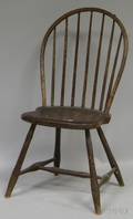 Blackpainted Windsor Bowback Side Chair