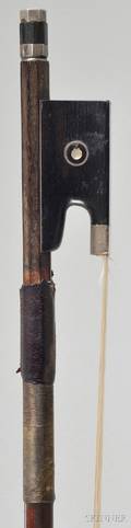 Silver Mounted Violin Bow Otto Hoyer Workshop