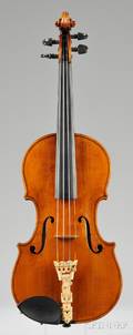 American Violin John White Barre c 1860