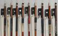 Nine Violin Bows Various Makers and Mounts