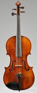 French Viola c 1920 Probably Jerome ThibouvilleLamy Mirecourt