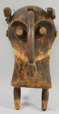 Carved Wood Figural Hippo Headdress