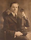 Framed Print of a Hotel Violinist Springfield Massachusetts c 1920
