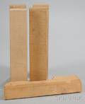 Five Maple Violin Neck Blocks