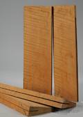 Four TwoPiece Quartersawn Maple Viola Backs c 1950