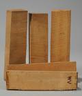 Five Quartersawn Maple Violin Neck Blocks
