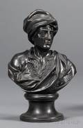 Wedgwood and Bentley Black Basalt Bust of Prior