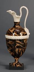 Wedgwood and Bentley Surface Agate Oenochoe Ewer