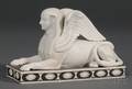 Wedgwood Black Jasper Dip Seated Sphinx