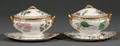 Pair of Wedgwood Bone China Tureens Covers and Stands