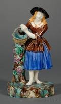 Wedgwood Majolica Figure of a Maiden