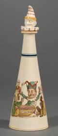 Wedgwood Ivory Glazed Queens Ware Punch Bottle