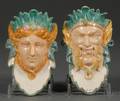 Pair of Wedgwood Majolica Match Strikes