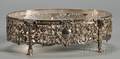 Pairpoint Silver Plate Classical Revival and Colorless Glass Centerpiece