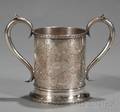 Coin Silver Twohandled Mug