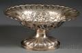 Jones Shreve  Brown Co Coin Silver Fruit Bowl