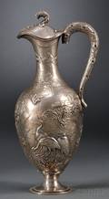 Chinese Export Silver Ewer