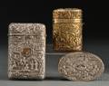 Three Chinese Export Silver Boxes
