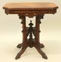 Walnut Victorian Side Table